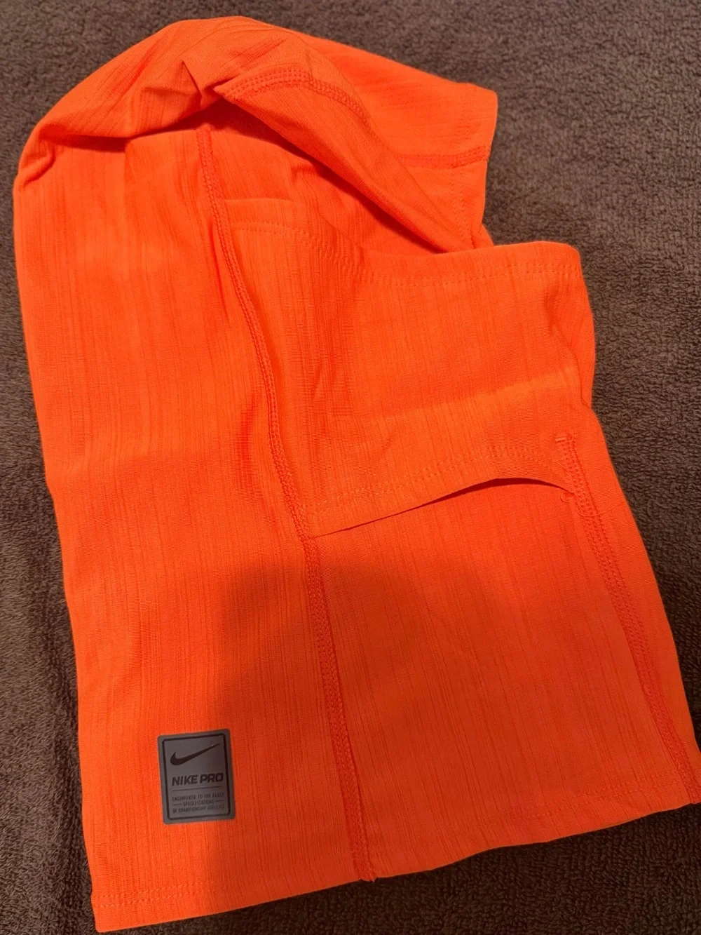 Nike Bright Orange Therma-FIT Football Hood
